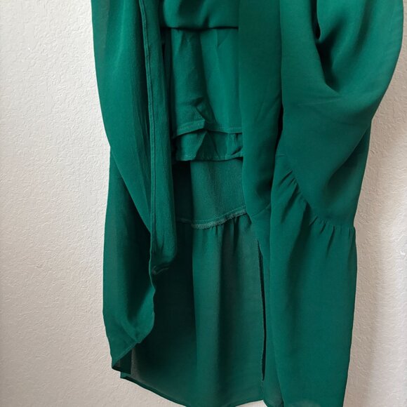Reformation Butterfly Midi Formal Dress in Emerald - Picture 6 of 10